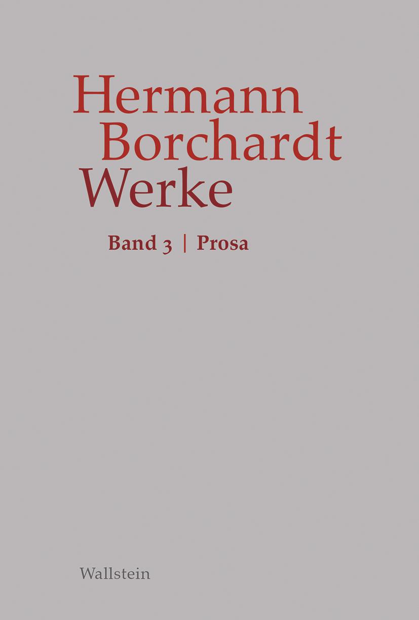 Cover: 9783835356696 | Werke | Band 3: Prosa | Hermann Borchardt | Buch | 663 S. | Deutsch