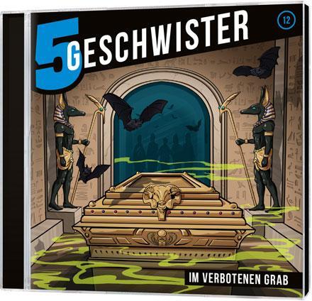 Cover: 4029856399676 | 5 Geschwister - Im verbotenen Grab, Folge 12 | Tobias Schier | CD