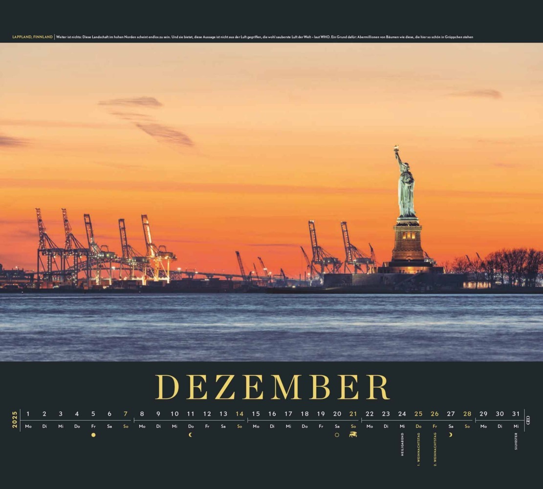 Bild: 4002725988805 | GEO - New York Wandkalender 2025, 50x45cm, Posterkalender mit...