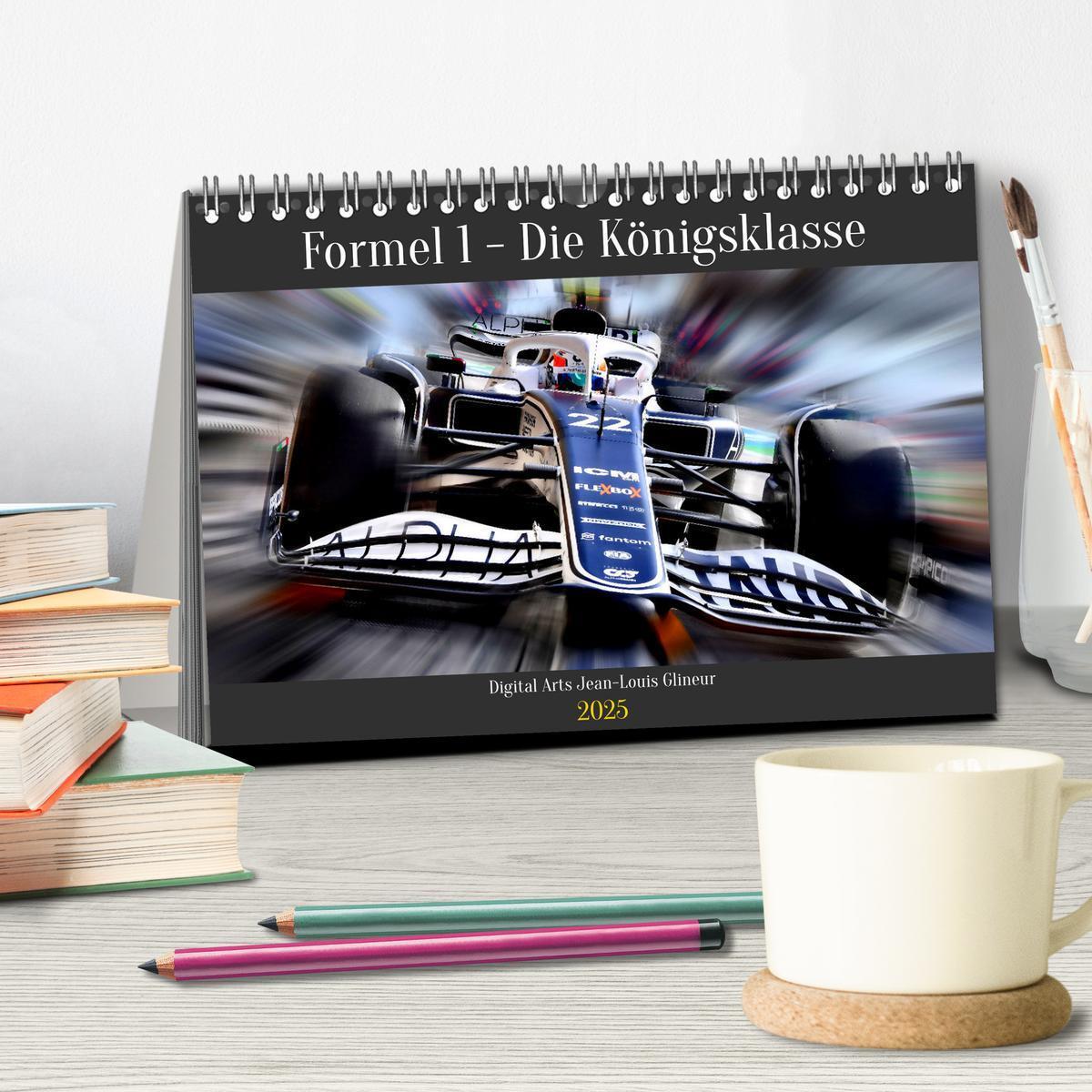 Bild: 9783435019410 | Formel 1 - Die Königsklasse (Tischkalender 2025 DIN A5 quer),...