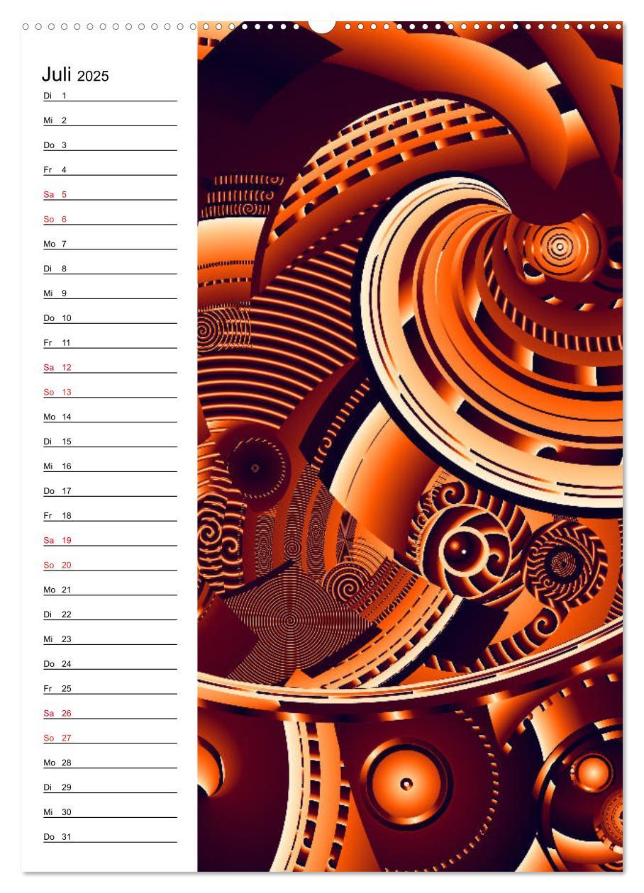 Bild: 9783435935680 | Geometrische Raumeindrücke Planer (Wandkalender 2025 DIN A2 hoch),...