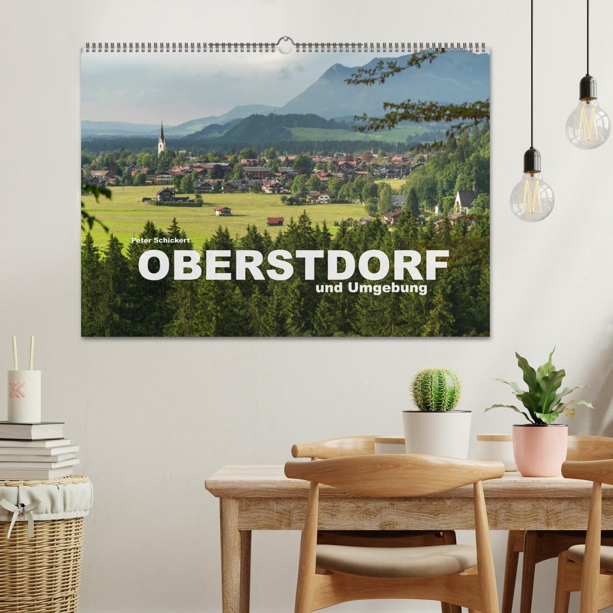 Bild: 9783435410705 | Oberstdorf und Umgebung (Wandkalender 2025 DIN A2 quer), CALVENDO...