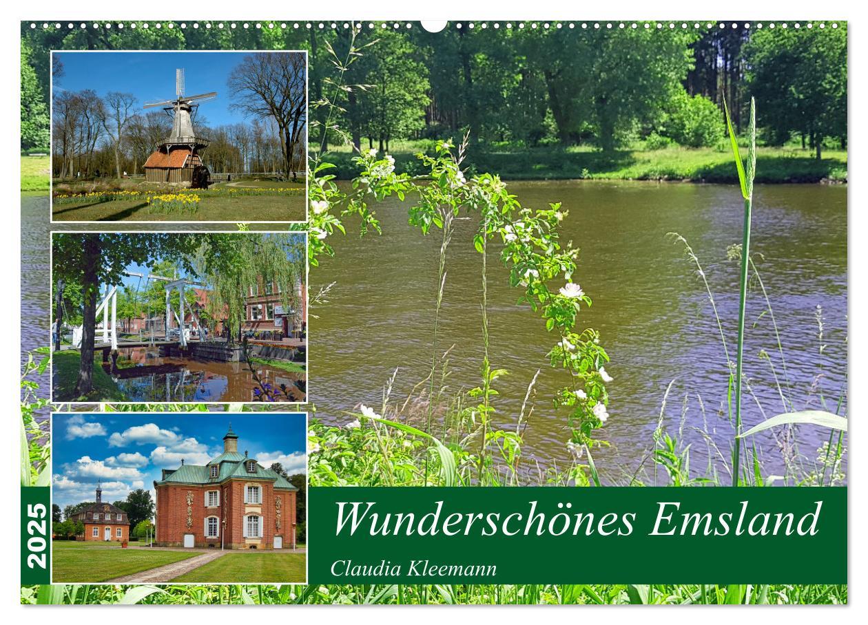 Cover: 9783435167104 | Wunderschönes Emsland (Wandkalender 2025 DIN A2 quer), CALVENDO...