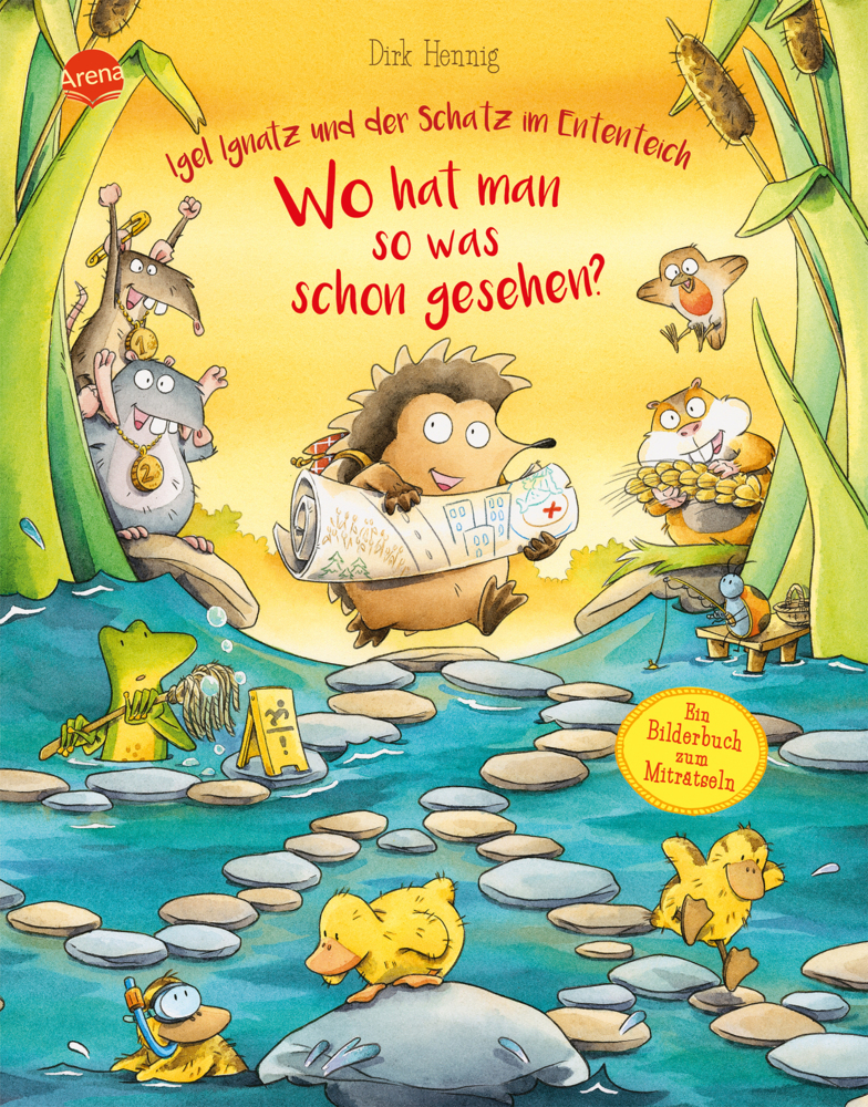 Cover: 9783401710372 | Igel Ignatz und der Schatz im Ententeich. Wo hat man so was schon...