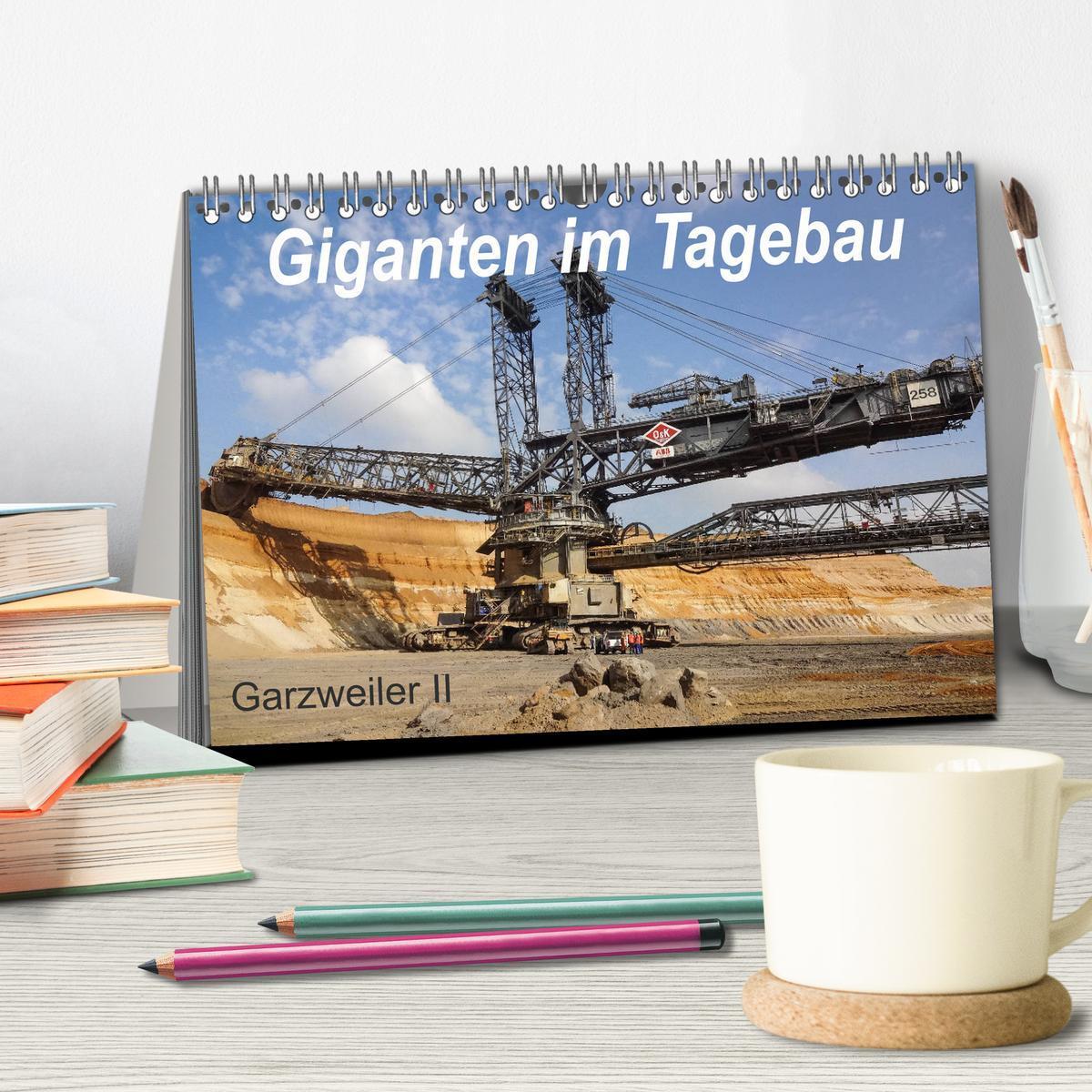 Bild: 9783435180004 | Giganten im Tagebau Garzweiler II (Tischkalender 2025 DIN A5 quer),...