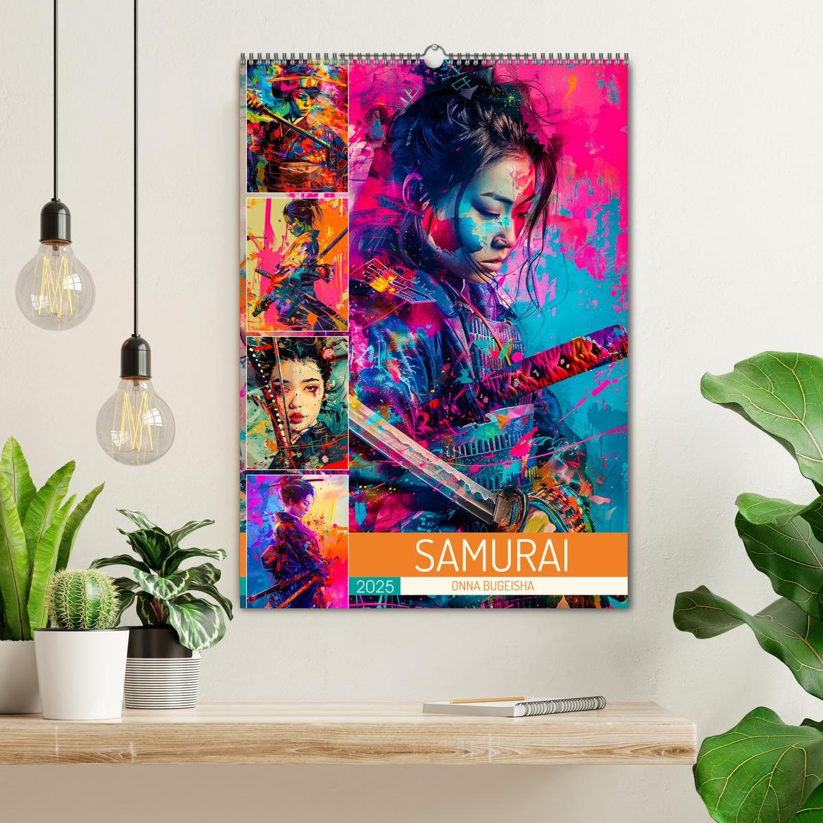 Bild: 9783383810428 | Samurai - Onna Bugeisha (Wandkalender 2025 DIN A2 hoch), CALVENDO...