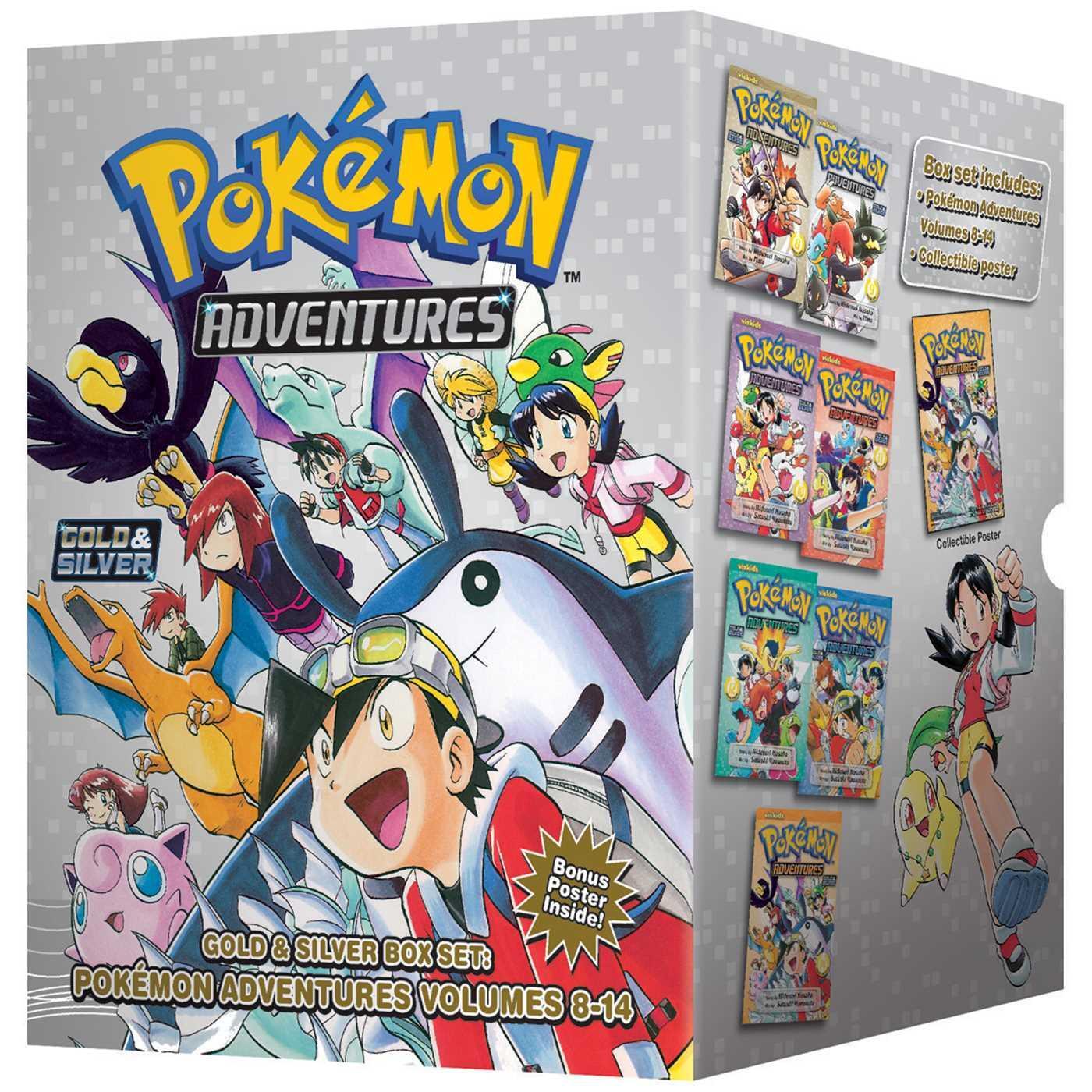 Cover: 9781421550077 | Pokémon Adventures Gold &amp; Silver Box Set (Set Includes Vols. 8-14)