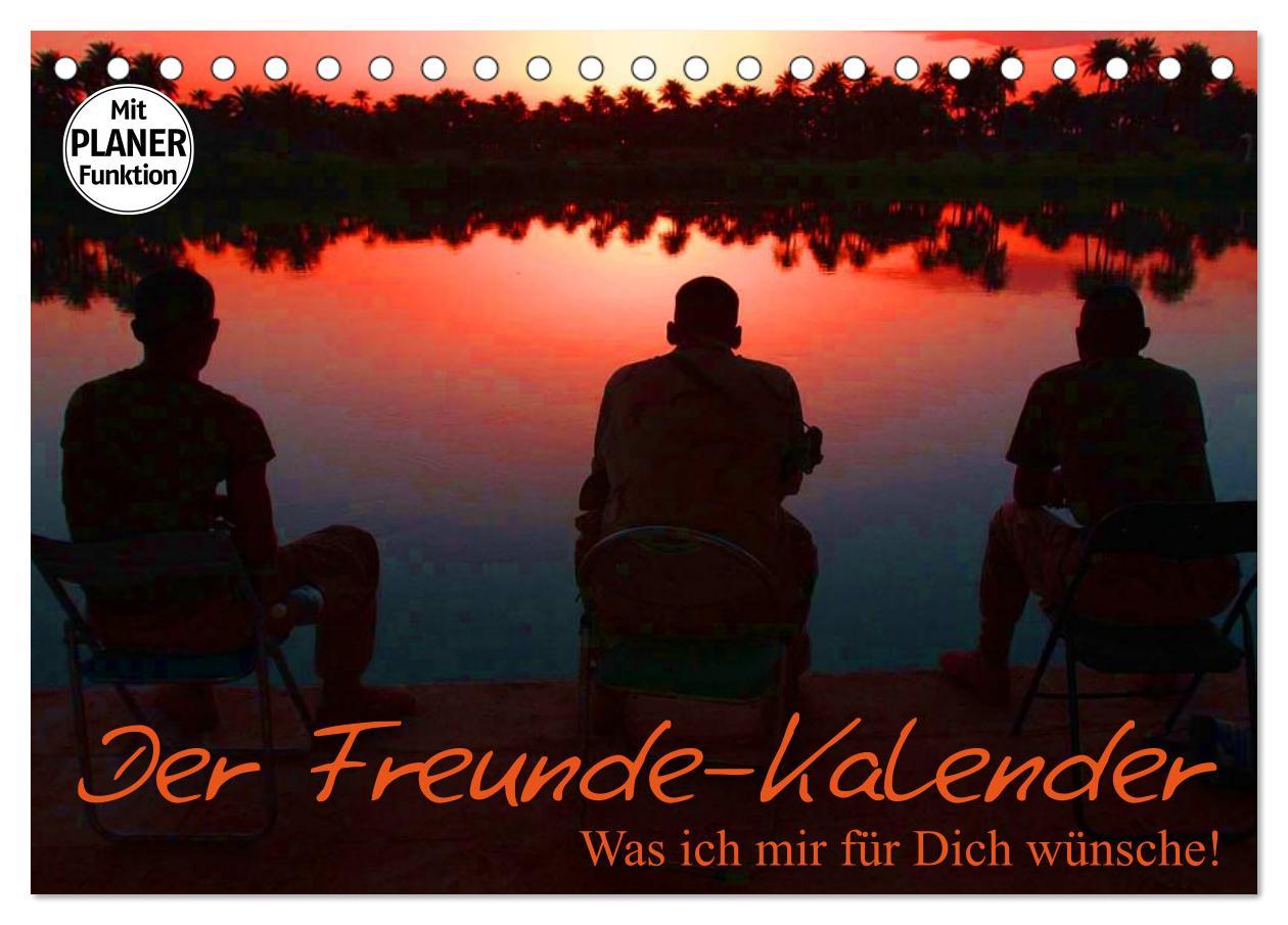 Cover: 9783435522262 | Der Freunde-Kalender (Tischkalender 2025 DIN A5 quer), CALVENDO...