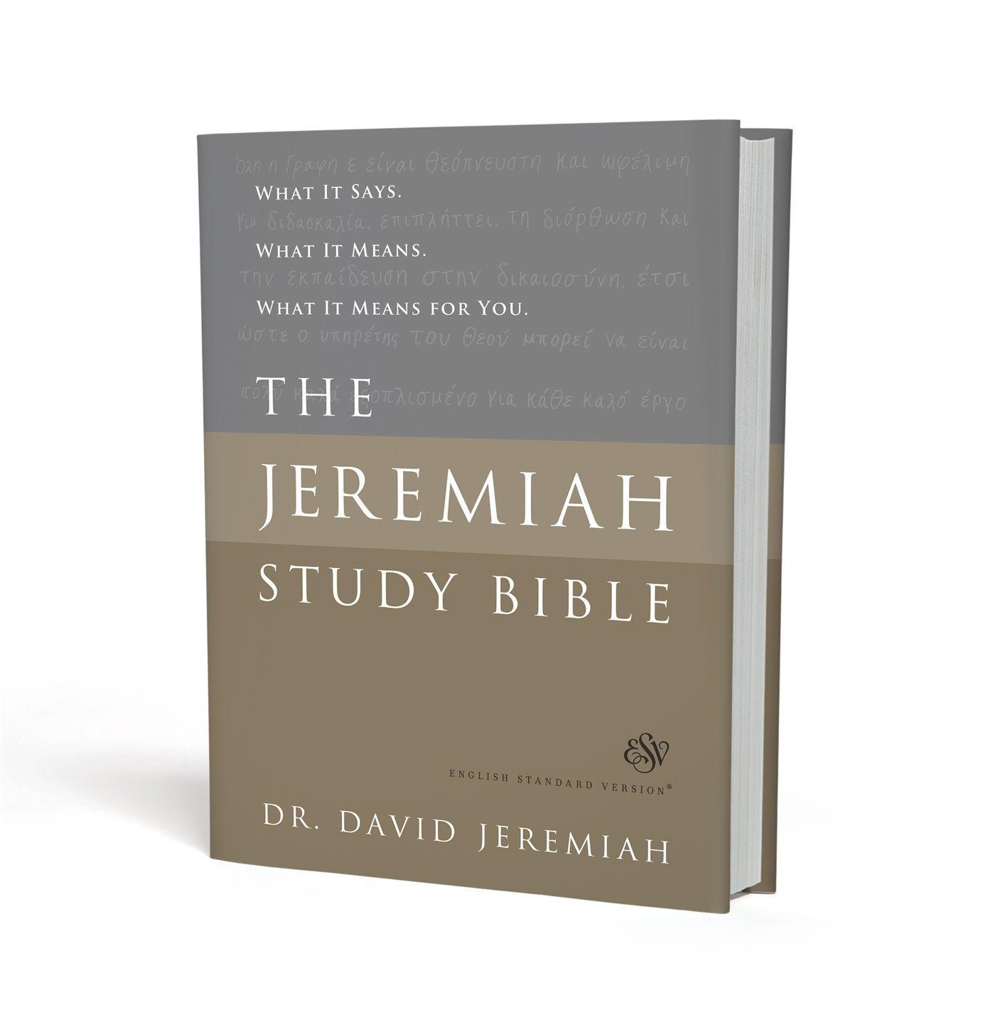 Cover: 9781546014256 | The Jeremiah Study Bible, ESV | David Jeremiah | Buch | Gebunden