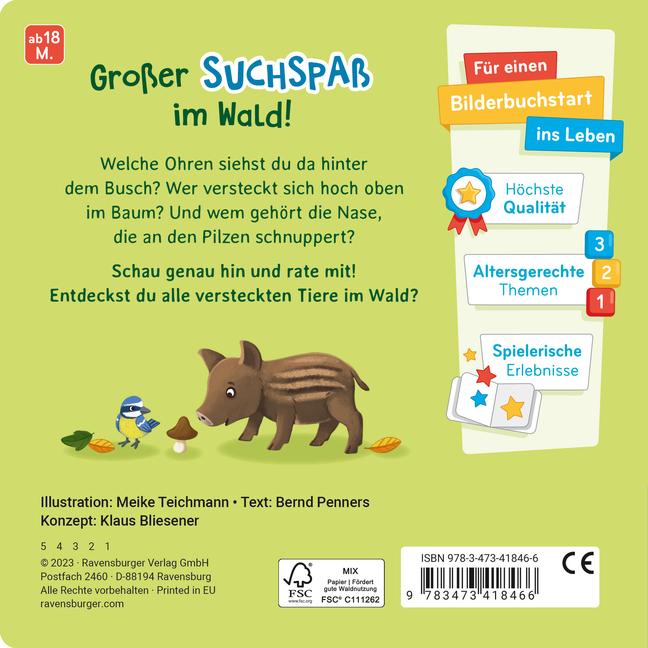 Bild: 9783473418466 | Rate mal: Wer sitzt im Wald? | Bernd Penners | Taschenbuch | 24 S.