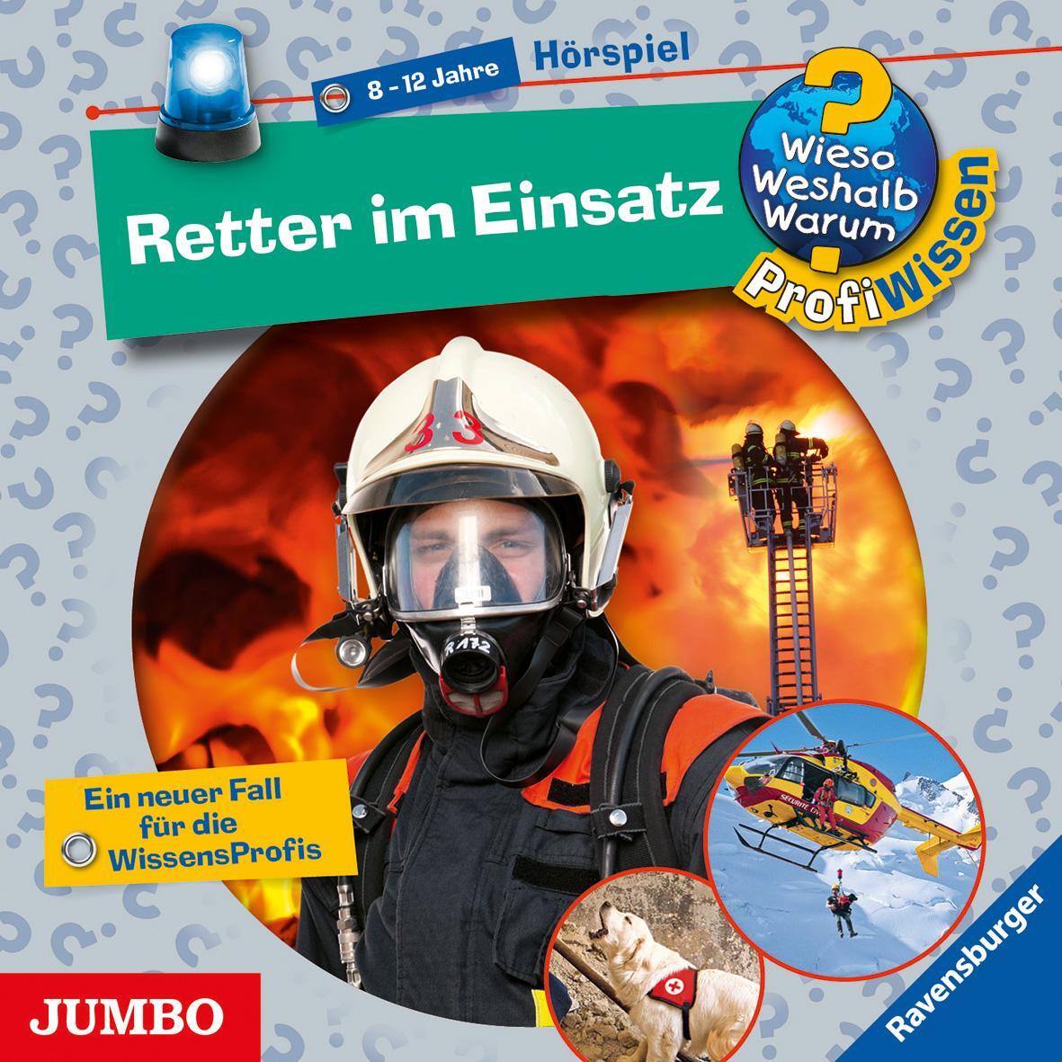 Cover: 9783833736513 | Retter im Einsatz | Wieso? Weshalb? Warum? ProfiWissen [10] | Audio-CD