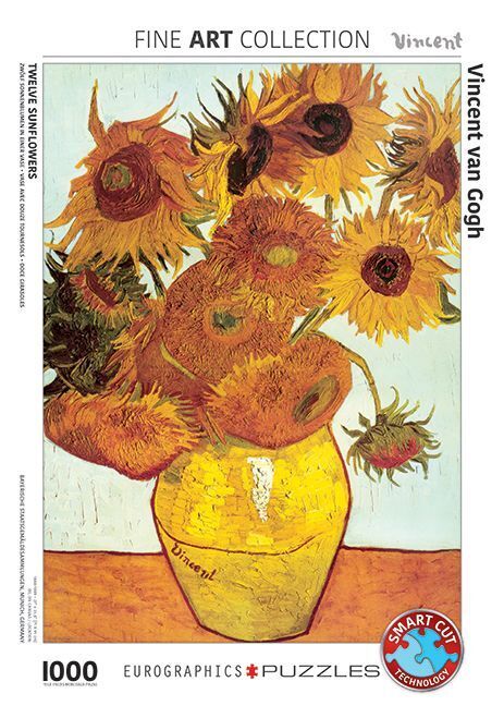 Bild: 628136636889 | Twelve Sunflowers by van Gogh (Puzzle) | Spiel | In Spielebox | 2018