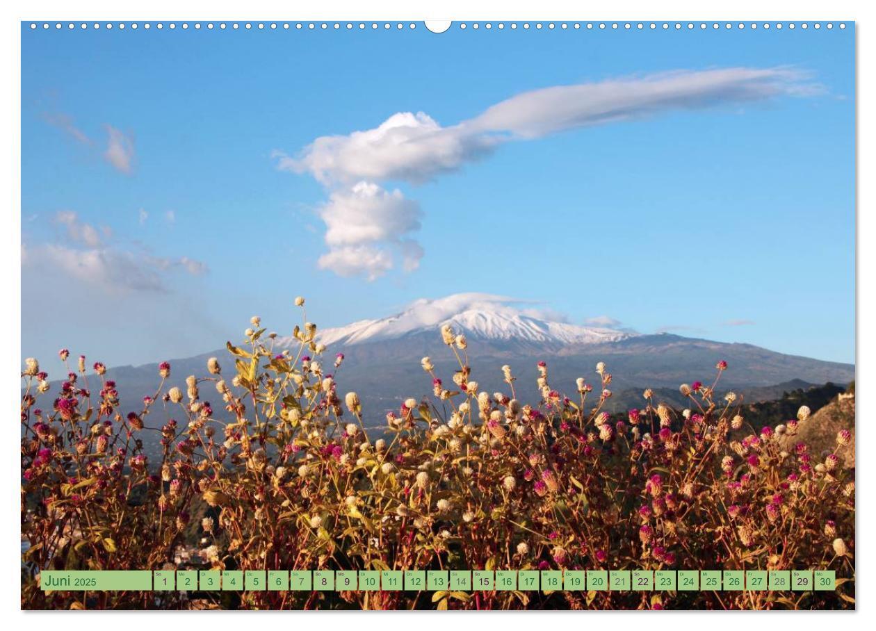 Bild: 9783435586196 | Taormina, die Stadt mit Blick auf den Ätna (Wandkalender 2025 DIN...