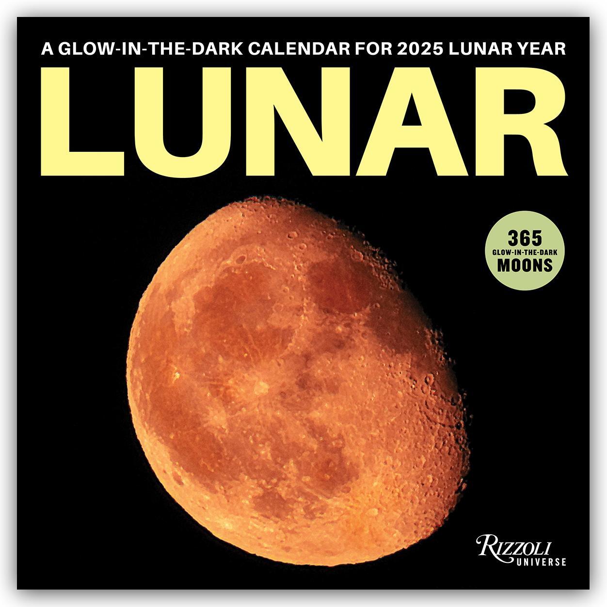 Cover: 9780789344847 | Lunar - Mond 2025 - Wandkalender | Universe Publishing | Kalender