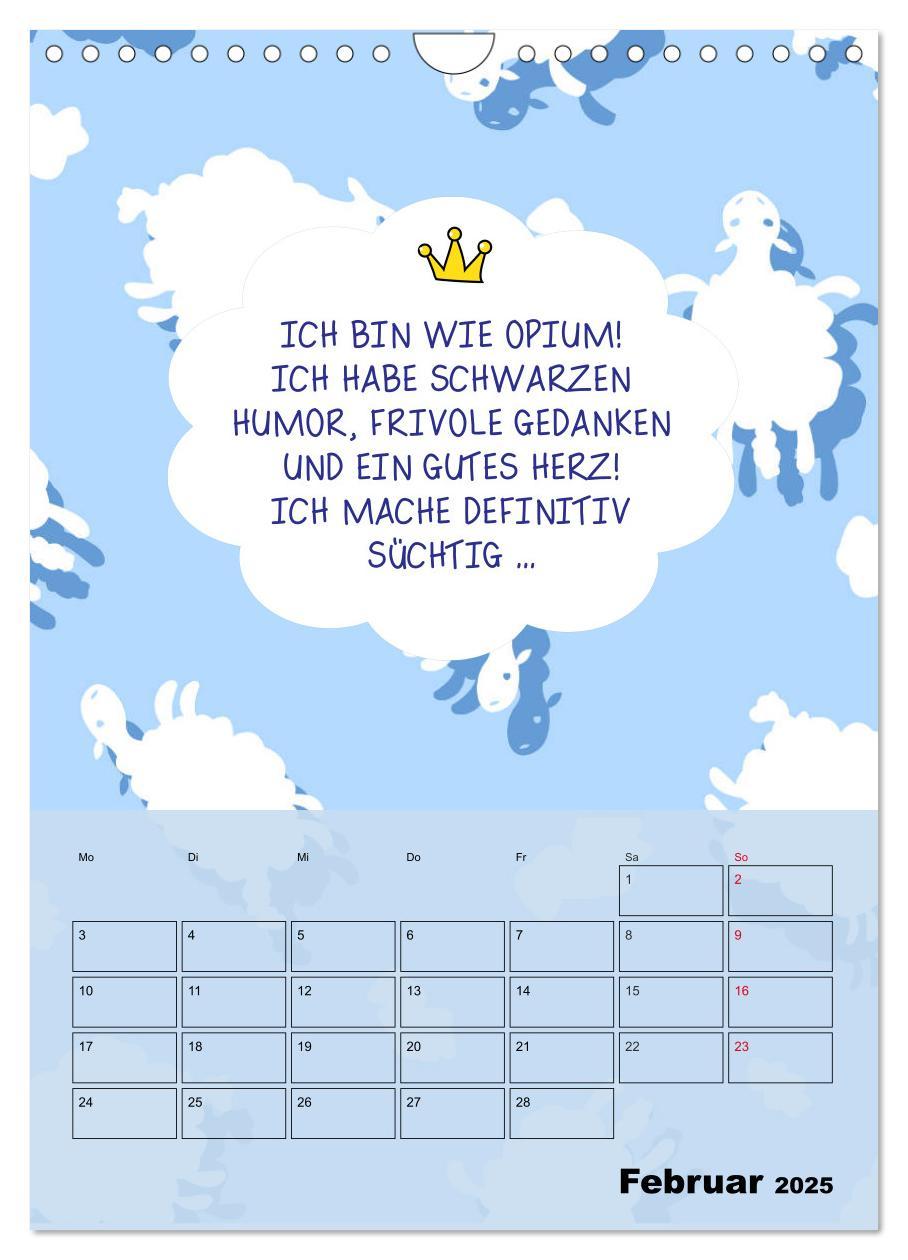 Bild: 9783435948741 | Königin über alles! Typokalender für starke Frauen (Wandkalender...