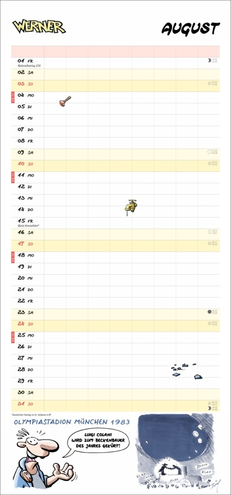 Bild: 9783756405824 | Werner Werkstattplaner 2025 | Rötger Feldmann | Kalender | 14 S.