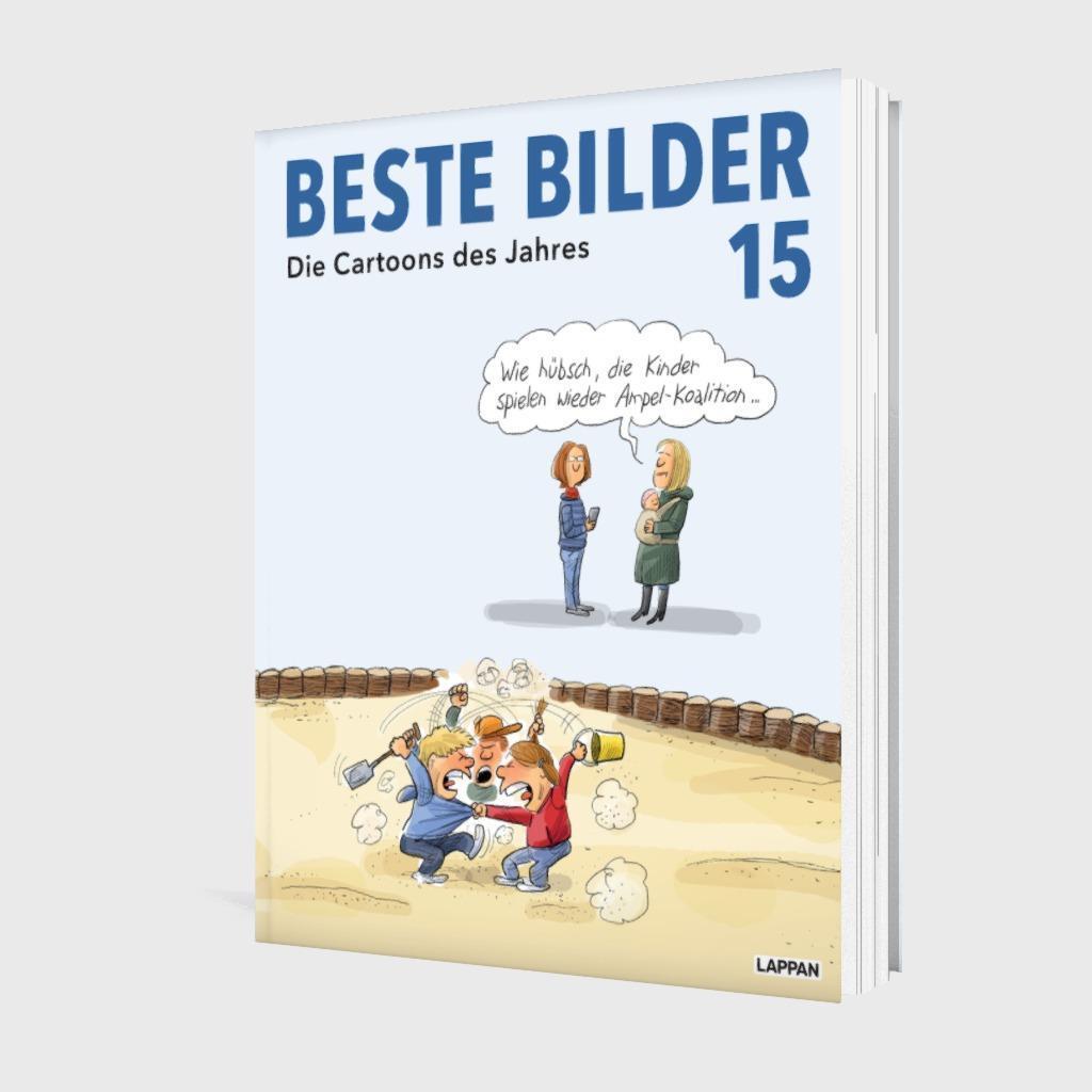 Bild: 9783830336860 | Beste Bilder 15 - Die Cartoons des Jahres 2024 | Schwalm (u. a.)