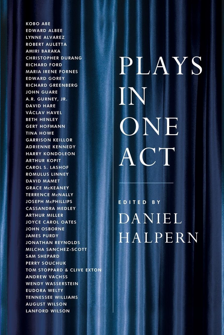 Cover: 9780880014908 | Plays in One Act | Dan Halpern | Taschenbuch | Paperback | Englisch