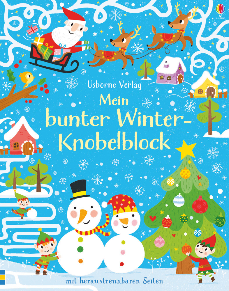 Cover: 9781789411058 | Mein bunter Winter-Knobelblock | mit heraustrennbaren Seiten | Tudhope