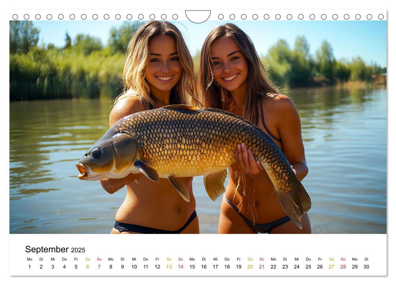 Bild: 9783457210857 | Hecht und Karpfen (Wandkalender 2025 DIN A4 quer), CALVENDO...