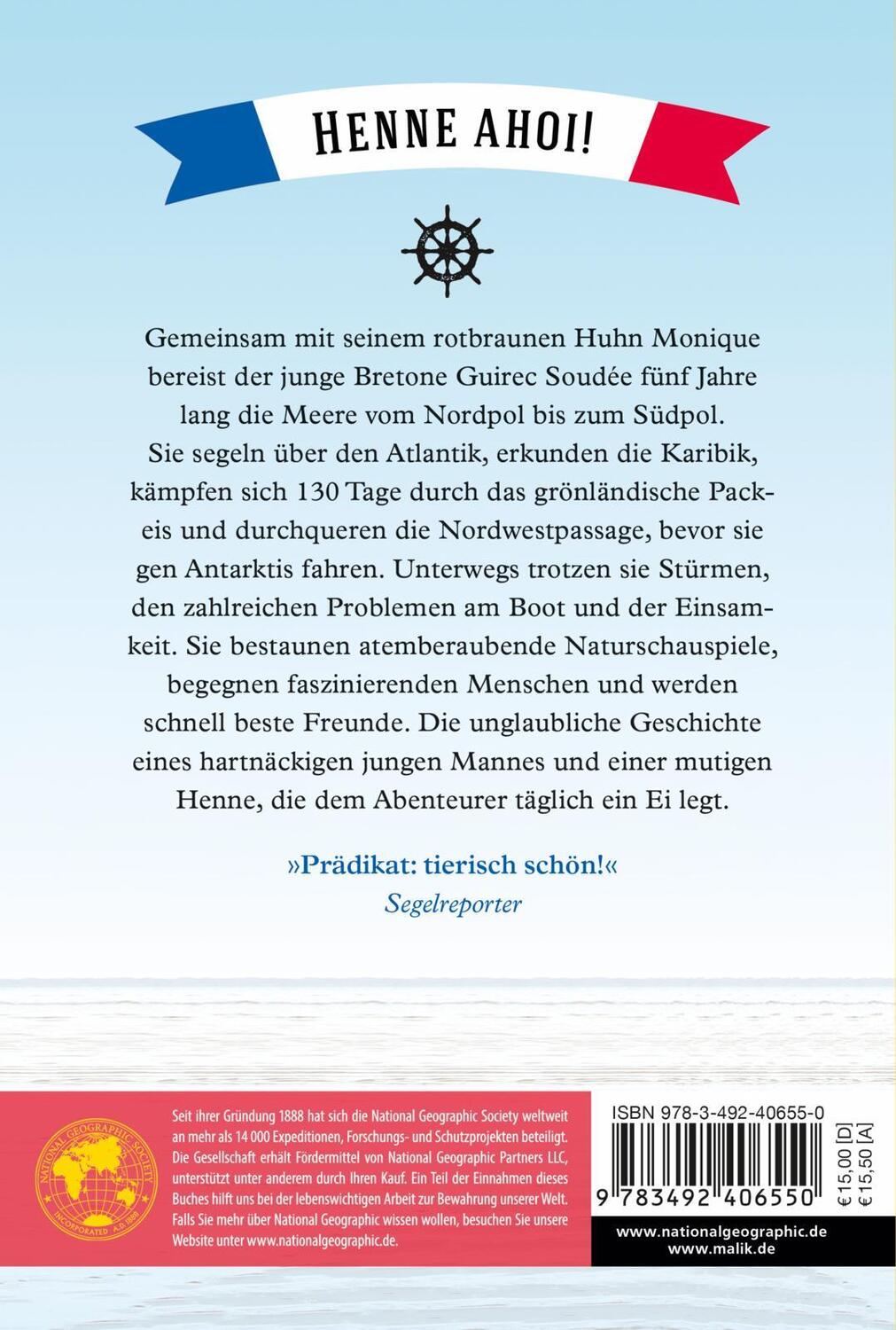 Rückseite: 9783492406550 | Seefahrt mit Huhn | Monique und ich und unsere ungewöhnliche Weltreise