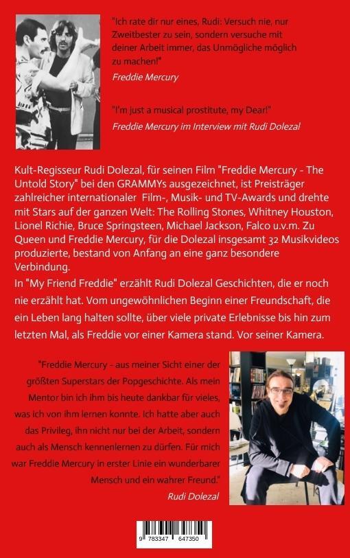 Rückseite: 9783347647350 | My Friend Freddie | Rudi Dolezal | Taschenbuch | Paperback | 284 S.