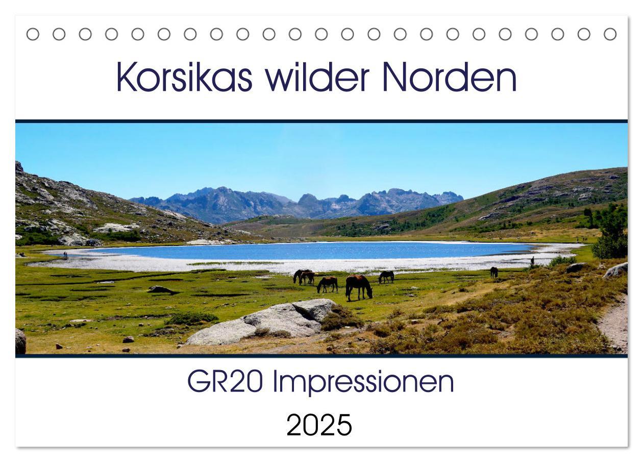 Cover: 9783435337248 | Korsikas wilder Norden. GR20 Impressionen (Tischkalender 2025 DIN...