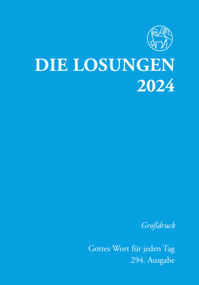 Cover: 9783724526148 | Losungen Deutschland 2024 / Die Losungen 2024 | Grossdruckausgabe