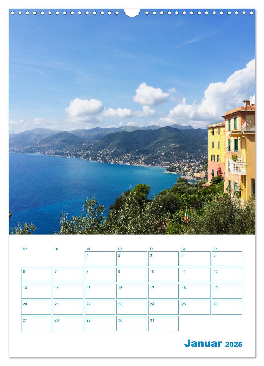 Bild: 9783435916351 | Blauer Ligurien Sommer (Wandkalender 2025 DIN A3 hoch), CALVENDO...