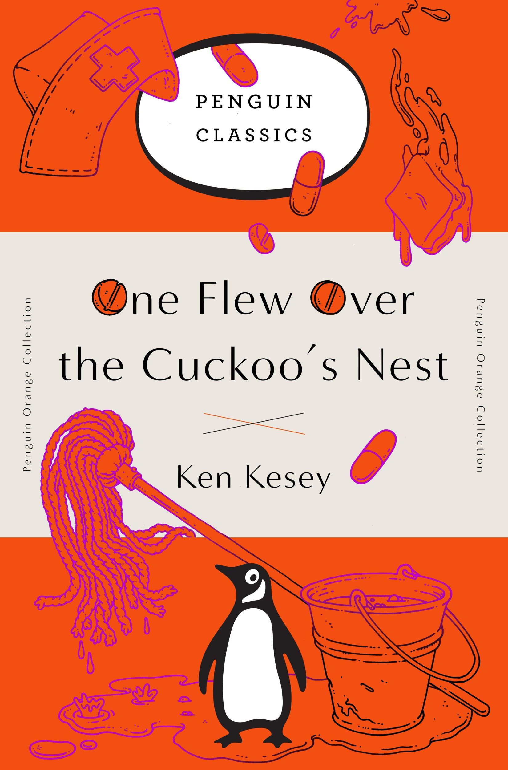 Cover: 9780143129516 | One Flew Over the Cuckoo's Nest | (Penguin Orange Collection) | Kesey