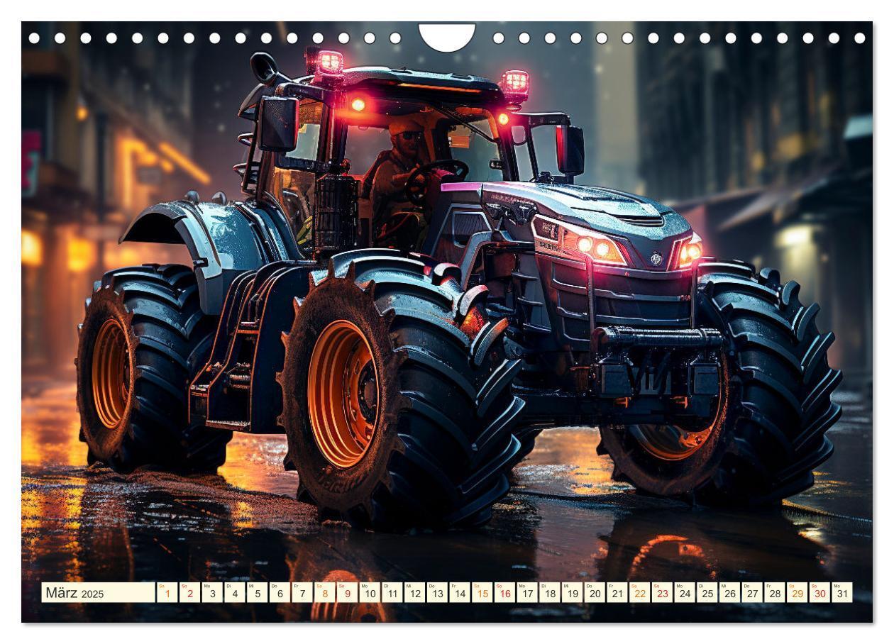 Bild: 9783383856358 | Traktor Fantasien (Wandkalender 2025 DIN A4 quer), CALVENDO...