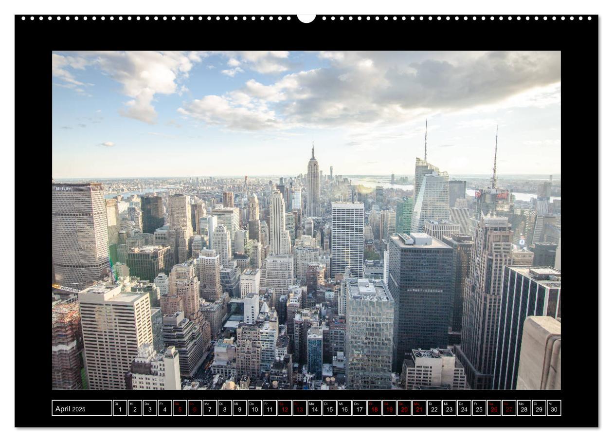 Bild: 9783435283385 | New York (Wandkalender 2025 DIN A2 quer), CALVENDO Monatskalender