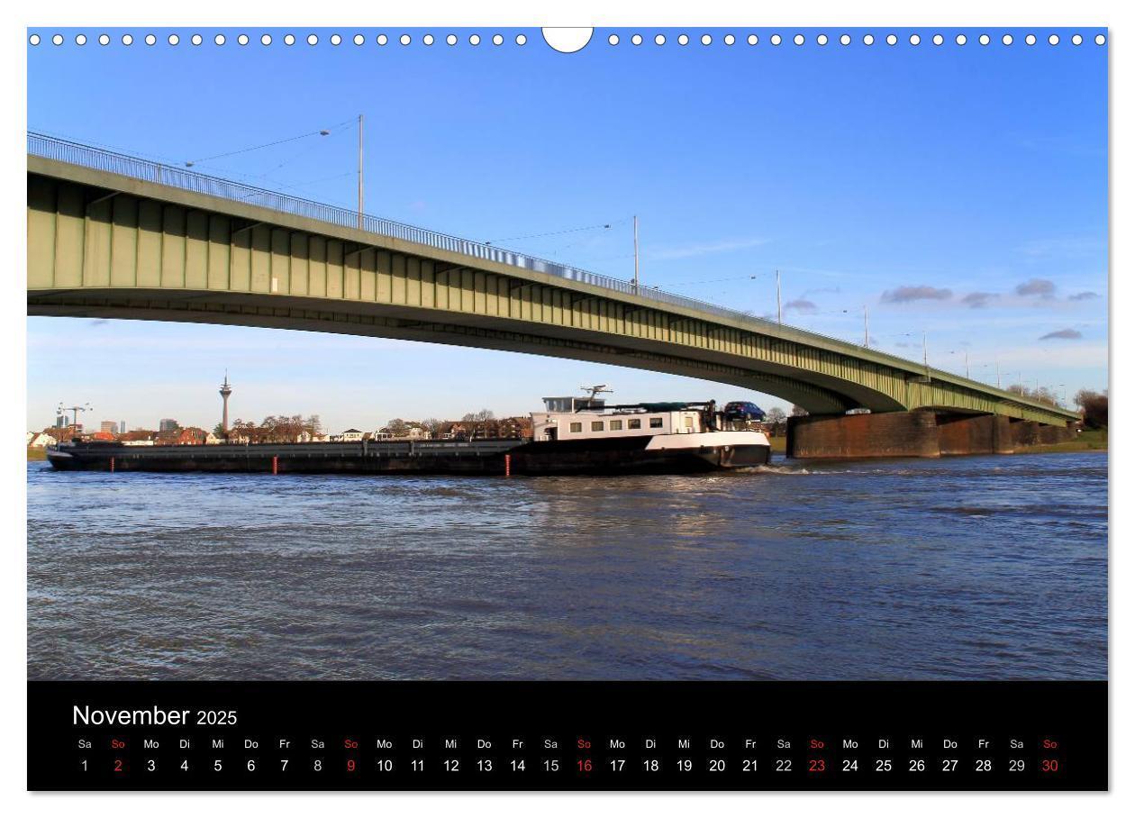 Bild: 9783435733743 | Von Ufer zu Ufer, Wege über den Rhein in Düsseldorf (Wandkalender...