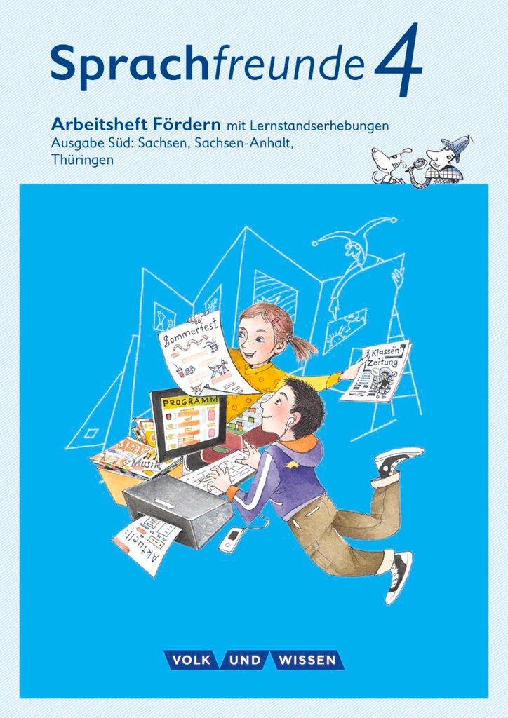 Cover: 9783060836628 | Sprachfreunde 4. Schuljahr - Ausgabe Süd (Sachsen, Sachsen-Anhalt,...