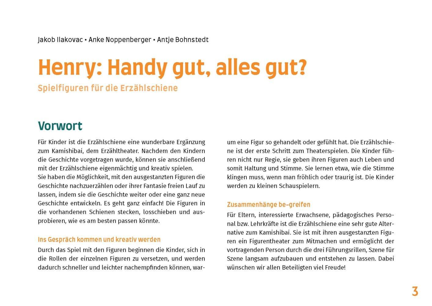 Bild: 4260694921326 | Henry: Handy gut, alles gut? Erzählschienen-Figurenset | Broschüre