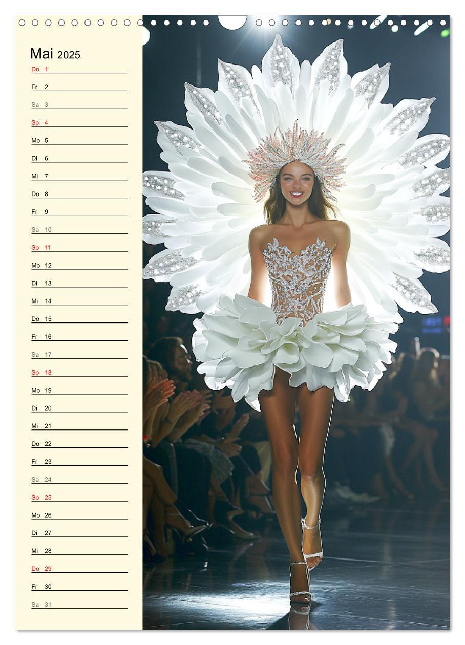 Bild: 9783457226490 | Blütenzauber. High Fashion auf dem Catwalk (Wandkalender 2025 DIN...