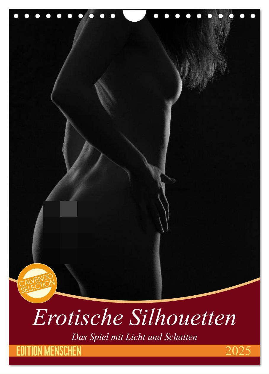 Cover: 9783457087855 | Erotische Silhouetten (Wandkalender 2025 DIN A4 hoch), CALVENDO...