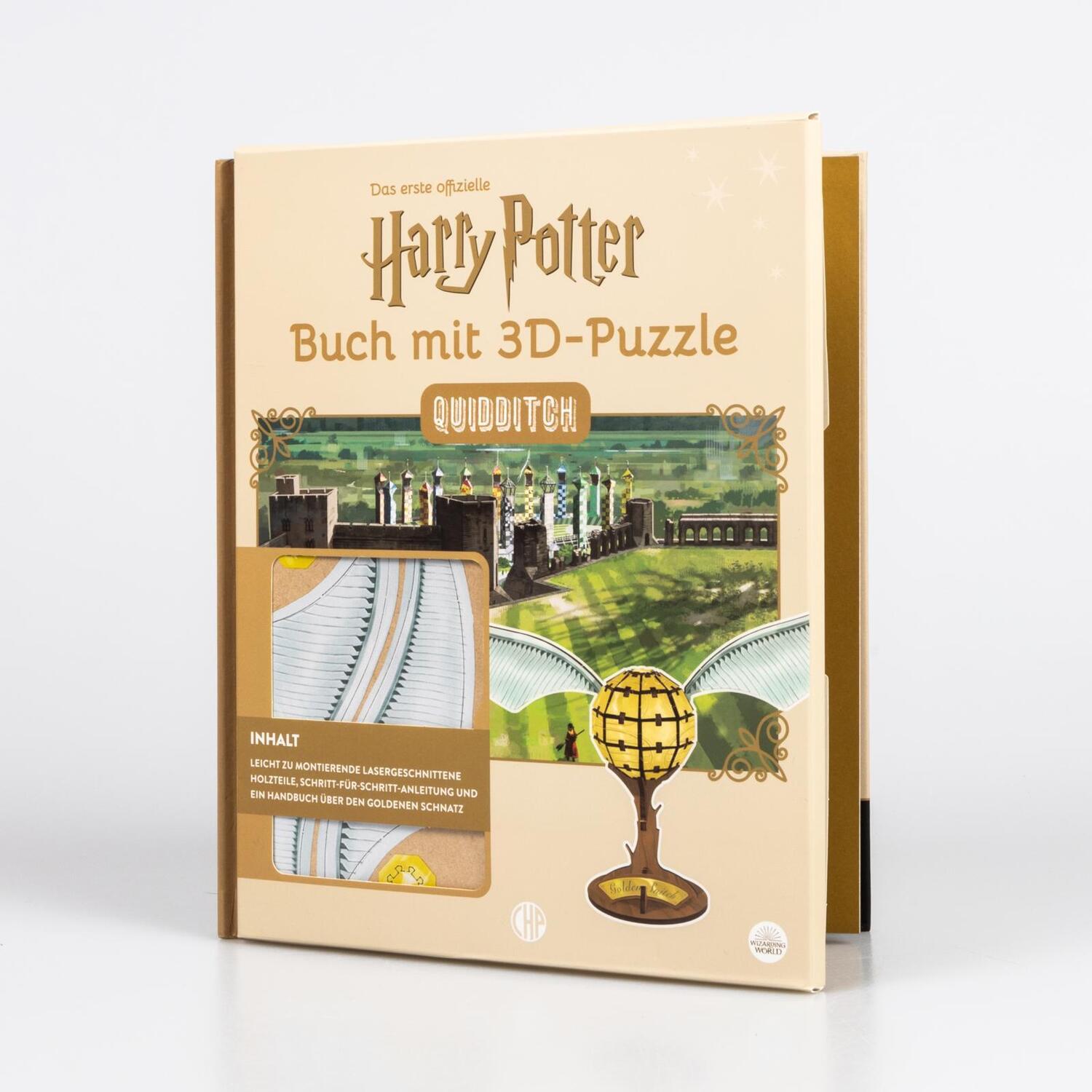 Bild: 9783845519081 | Harry Potter - Quidditch - Das offizielle Buch mit 3D-Puzzle Fan-Art