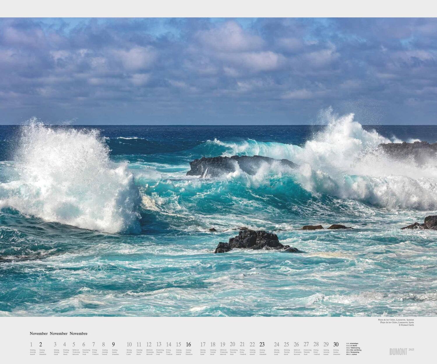 Bild: 4250809653419 | Das Meer 2025 - Natur-Fotografie von Roland Gerth - Wandkalender 60...