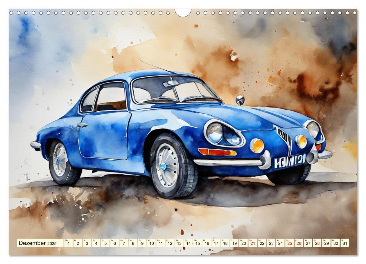 Bild: 9783383812941 | Oldtimer - Kultmodelle aus den 1960er Jahren (Wandkalender 2025 DIN...