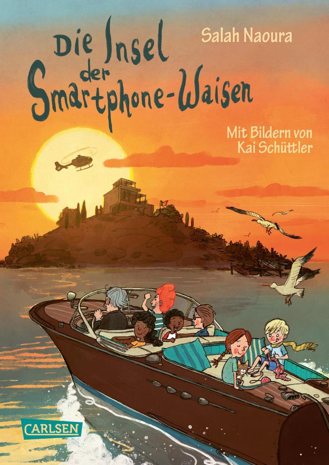 Cover: 9783551557773 | Die Smartphone-Waisen 2: Die Insel der Smartphone-Waisen | Naoura