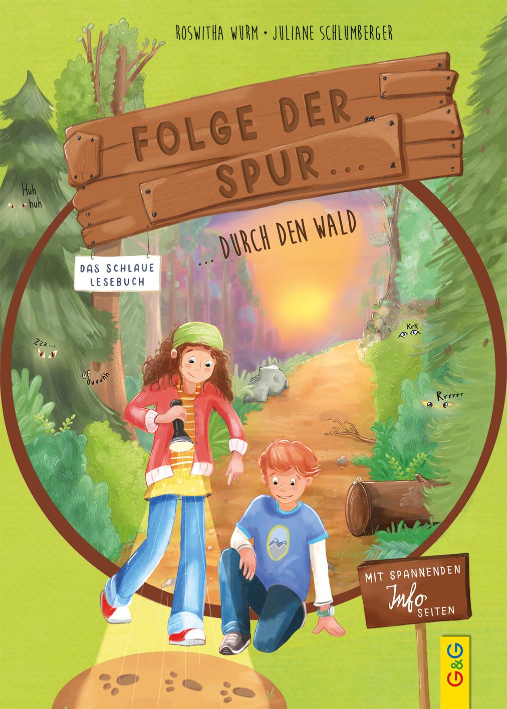 Cover: 9783707425703 | Folge der Spur ... durch den Wald | Das schlaue Lesebuch | Wurm | Buch