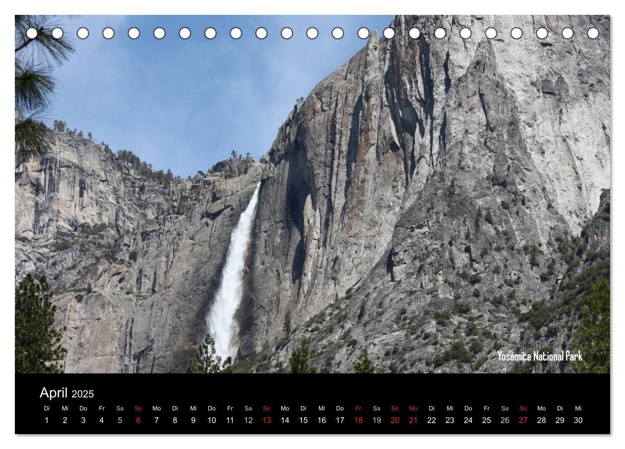 Bild: 9783435812981 | United States National Parks (Tischkalender 2025 DIN A5 quer),...