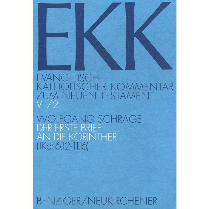 Cover: 9783545231269 | Evangelisch-kath. Kommentar zum NT / Korintherbrief I | Schrage | Buch