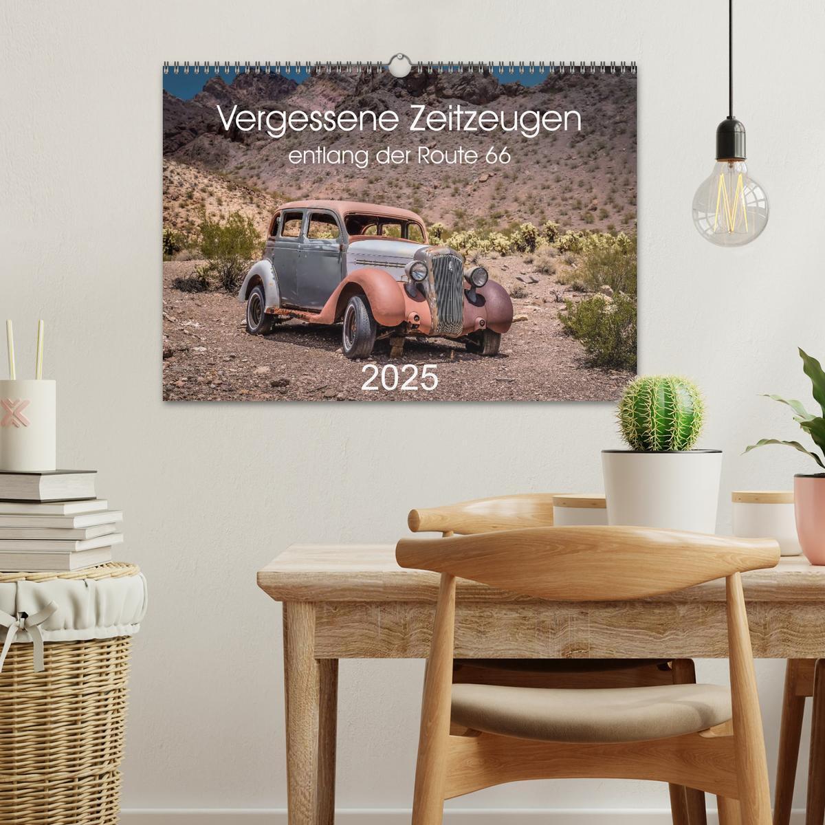 Bild: 9783435576302 | Vergessene Zeitzeugen entlang der Route 66 (Wandkalender 2025 DIN...