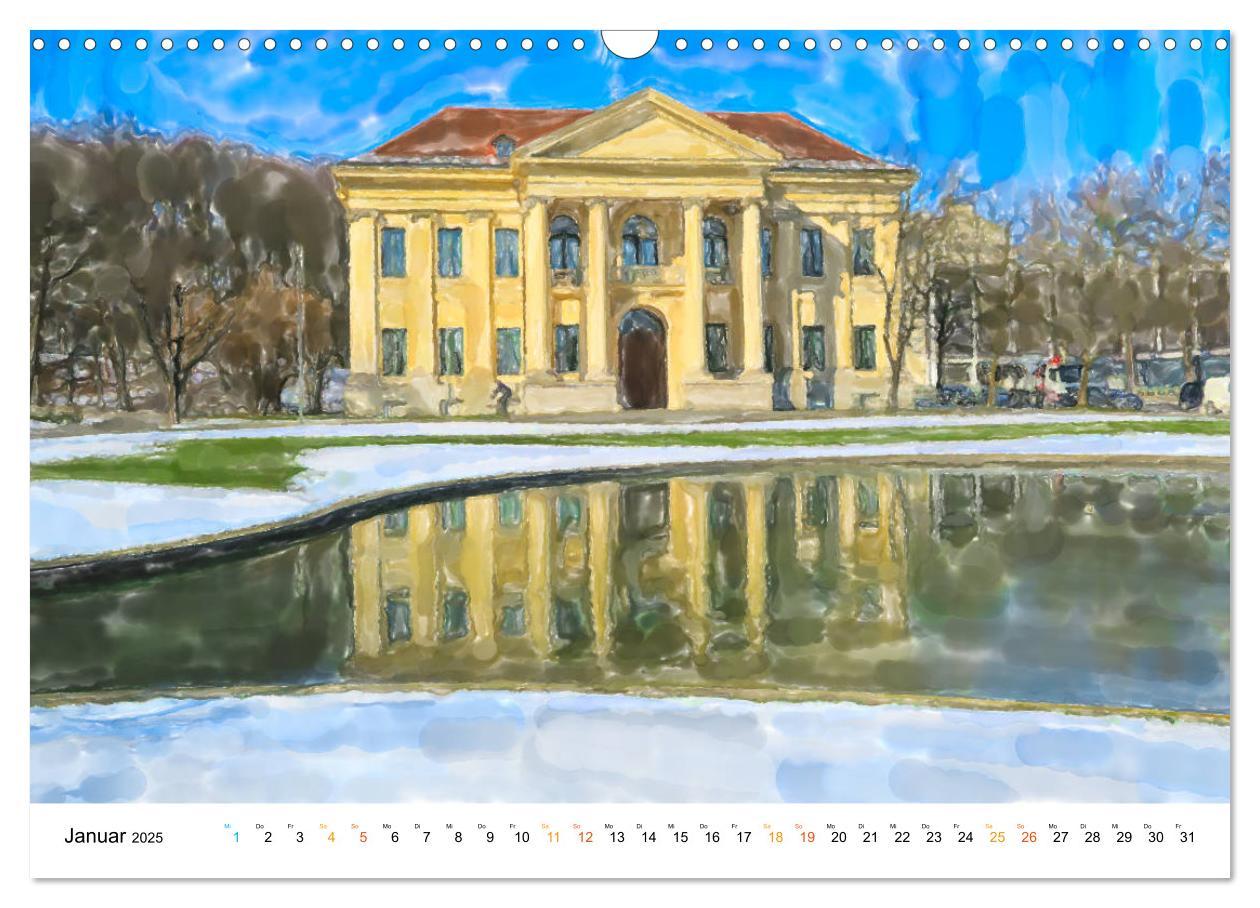 Bild: 9783435166015 | München - Bayerns Landeshauptstadt in Aquarellfarben (Wandkalender...