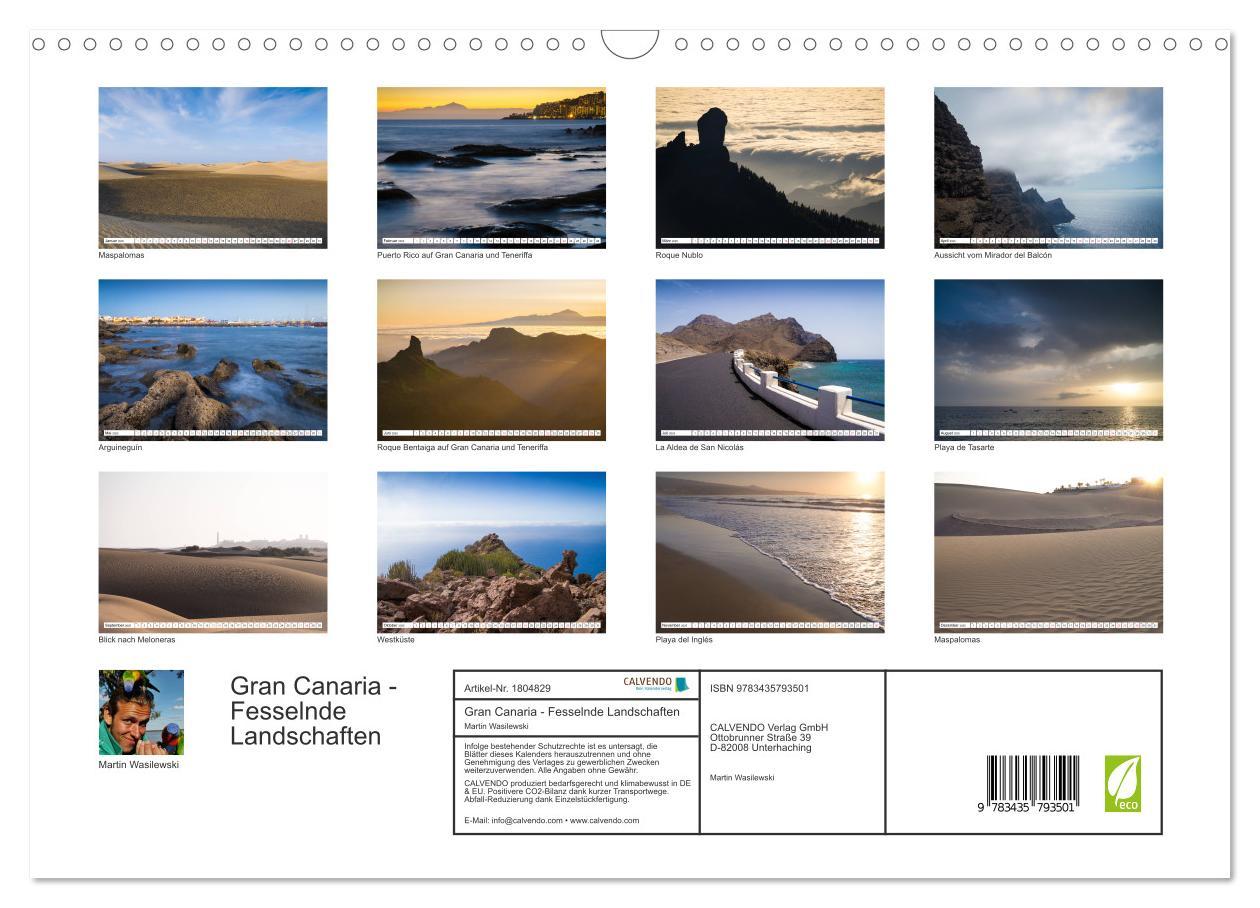 Bild: 9783435793501 | Gran Canaria - Fesselnde Landschaften (Wandkalender 2025 DIN A3...