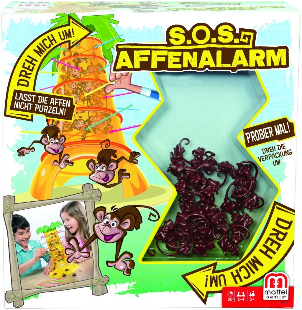 Cover: 5011363525630 | S.O.S. Affenalarm | Lass die Affen nicht purzeln!. Für 2-4 Spieler