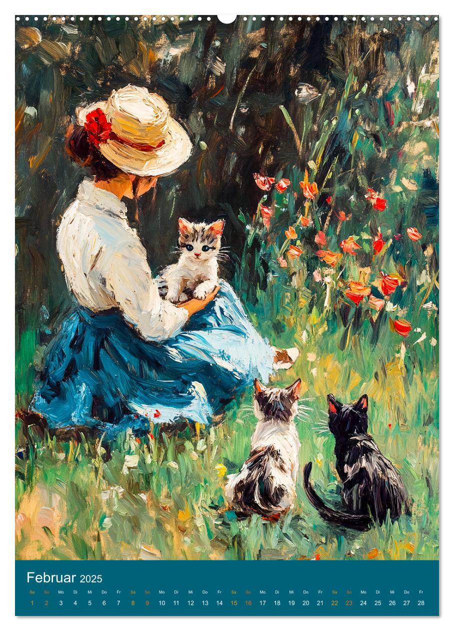 Bild: 9783457179246 | Katzen und Kunst - Samtige Herrscher der impressionistischen Gärten...