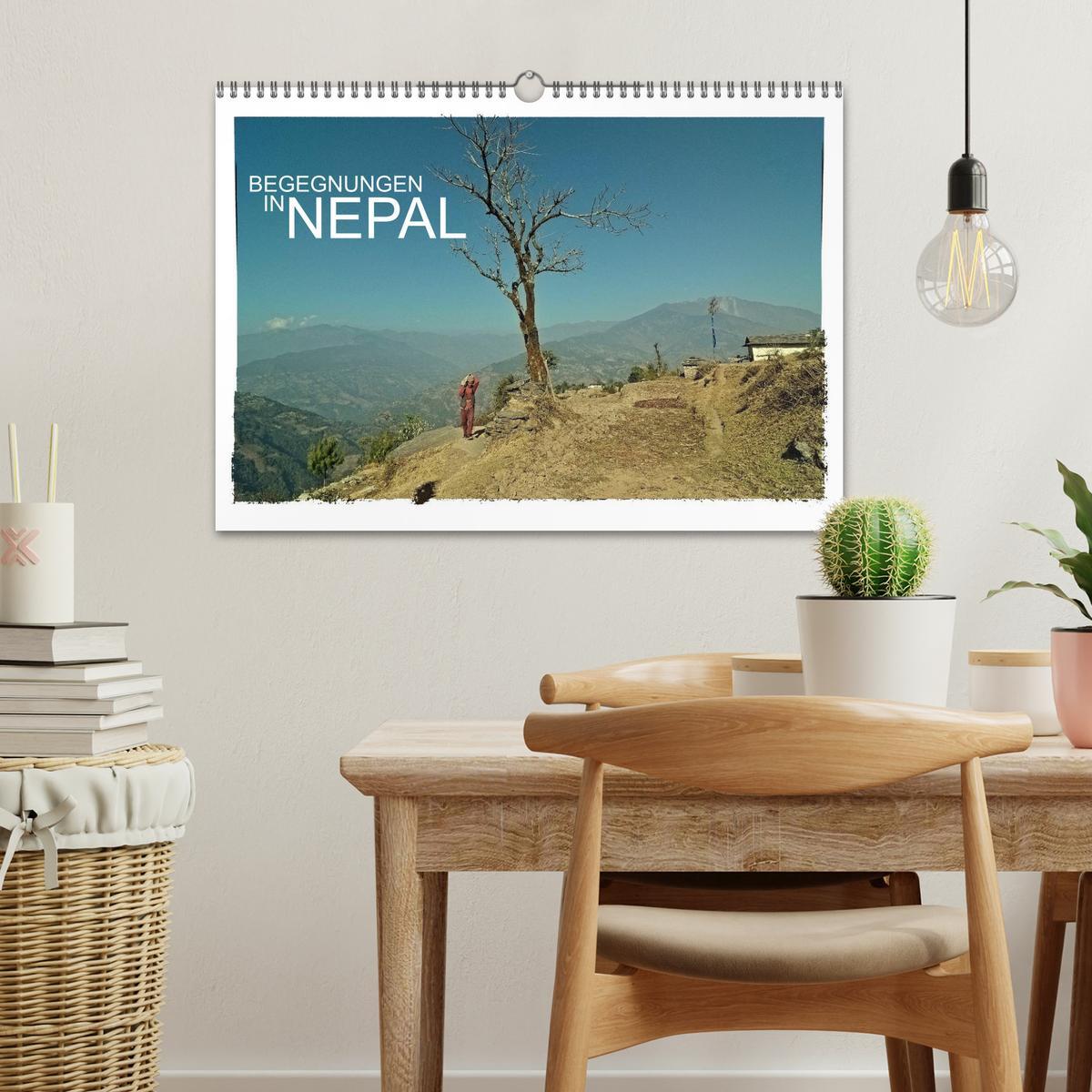 Bild: 9783435546732 | BEGEGNUNGEN IN NEPAL (Wandkalender 2025 DIN A3 quer), CALVENDO...